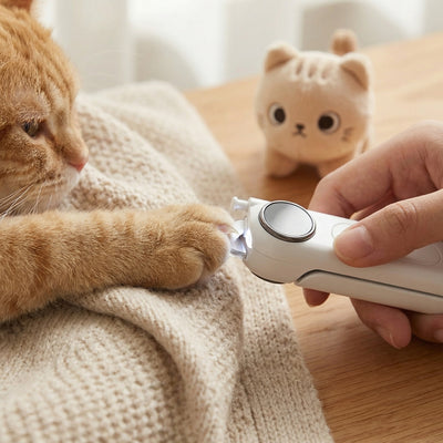 Cortador y limador de uñas para animales Felino - Versión Mejorada