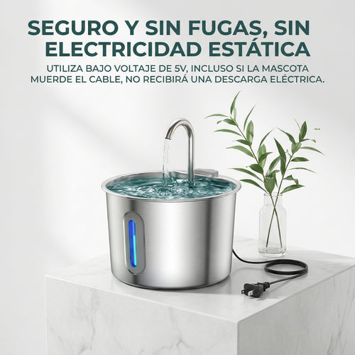 Dispensador de agua para gatos