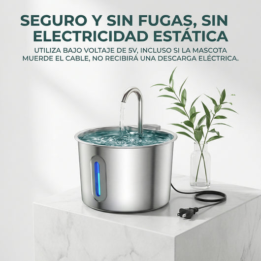 Dispensador de agua para gatos